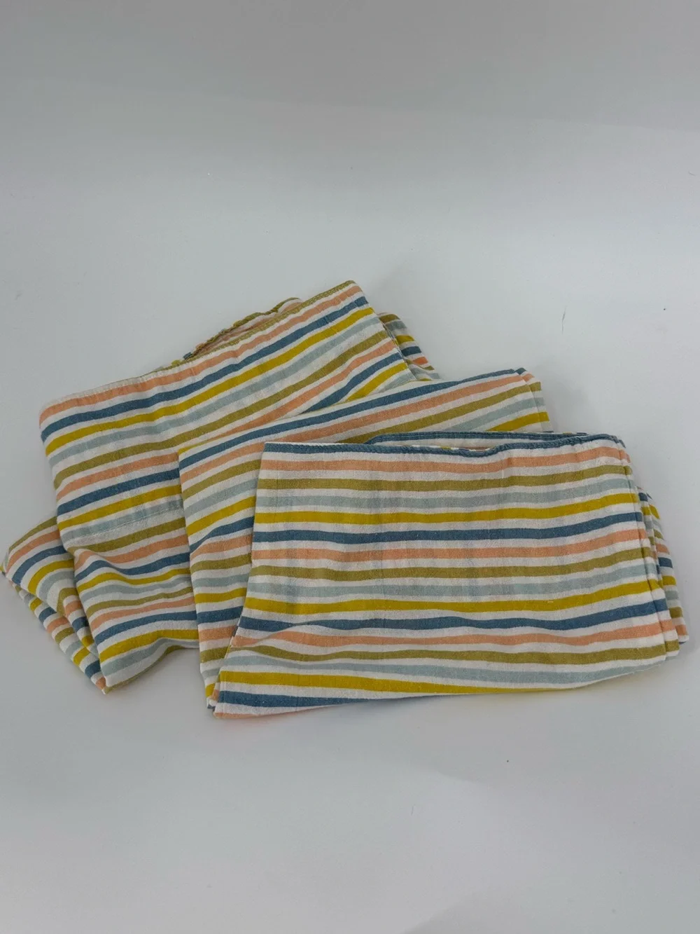 Urban Outfitters Striped Cotton Pillowcase Set | Multicolor | Standard